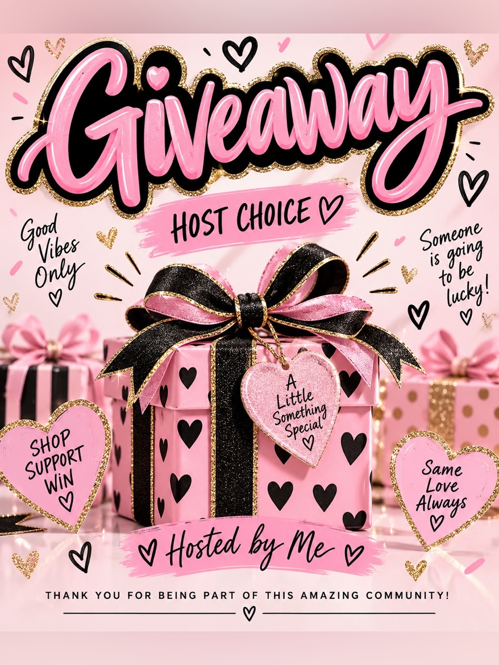Giveaway for live shows